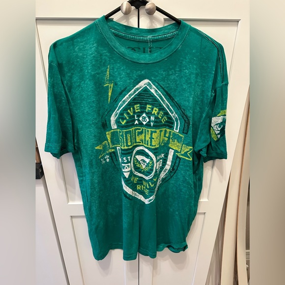 Society teal green men’s t-shirt - Picture 1 of 5